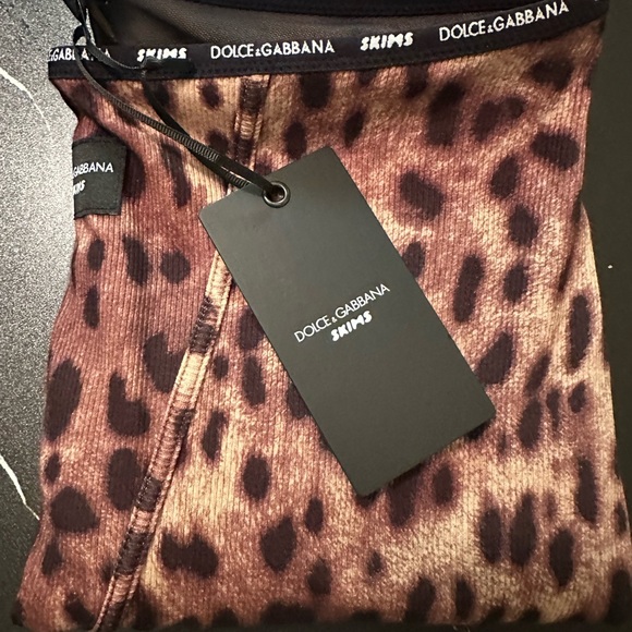 Dolce & Gabbana SKIMS Leopard Print Leggings - Picture 3 of 6